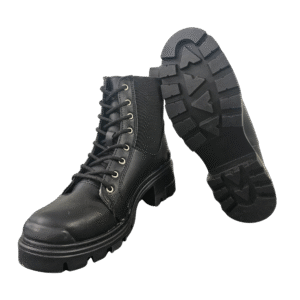 Botin Biker Negra Impermeable