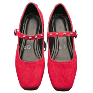 Flats Mary Jean Perlas Rojo