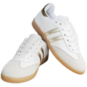 Tenis Ziva Blanco y Dorado