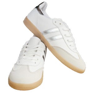 Tenis Ziva Blanco y Plateados