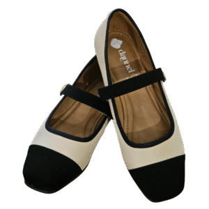 Mary Jane Bicolor Black & White